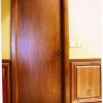 Woodgrained door to match